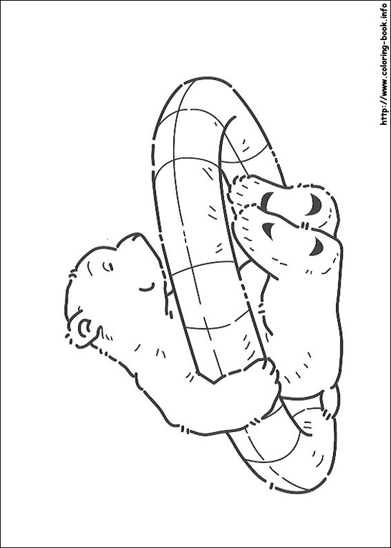 Little Polar Bear coloring picture